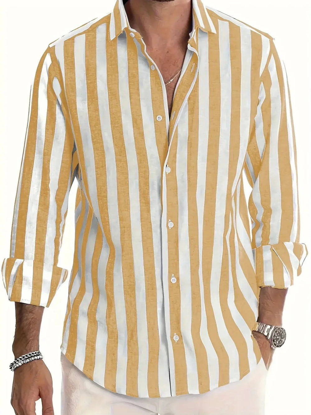 Glenn | Classic Striped Summer Shirt - Benjamin New York