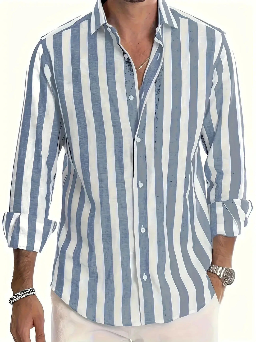 Glenn | Classic Striped Summer Shirt - Benjamin New York