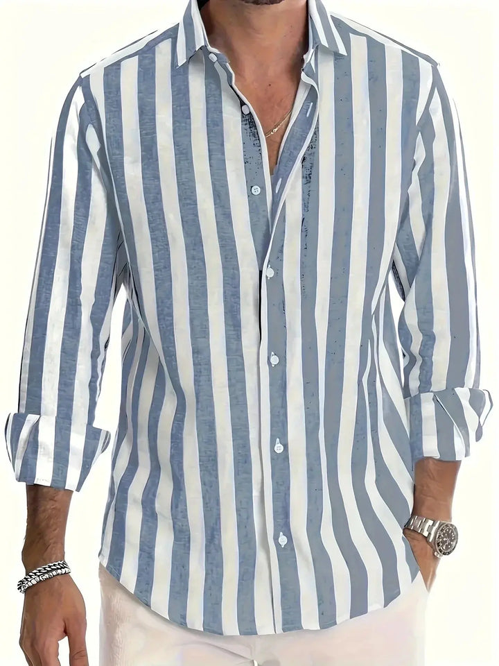 Glenn | Classic Striped Summer Shirt - Benjamin New York