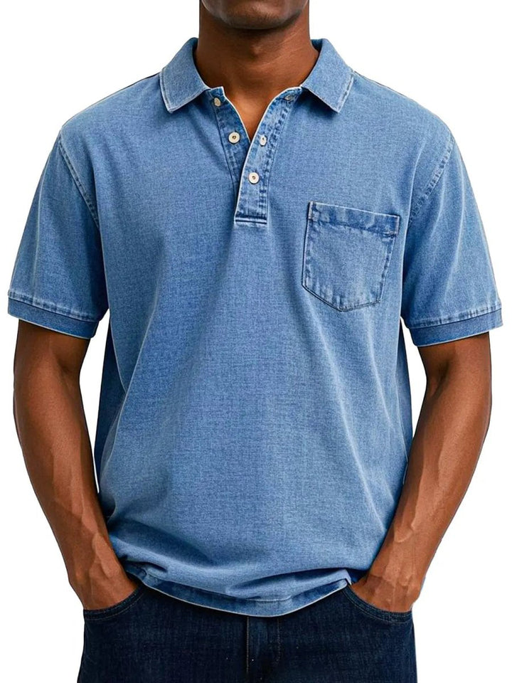 Max | Relaxed Vintage Style Polo Shirt - Benjamin New York