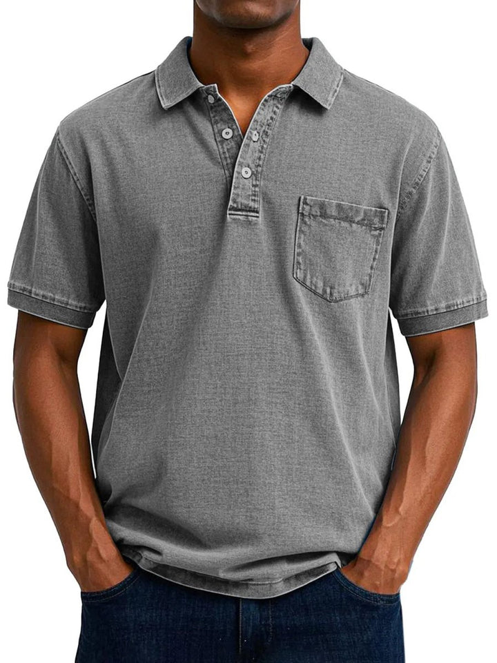 Max | Relaxed Vintage Style Polo Shirt - Benjamin New York