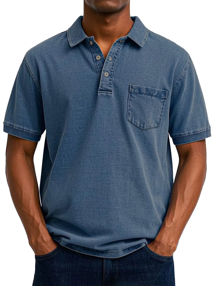 Max | Relaxed Vintage Style Polo Shirt - Benjamin New York