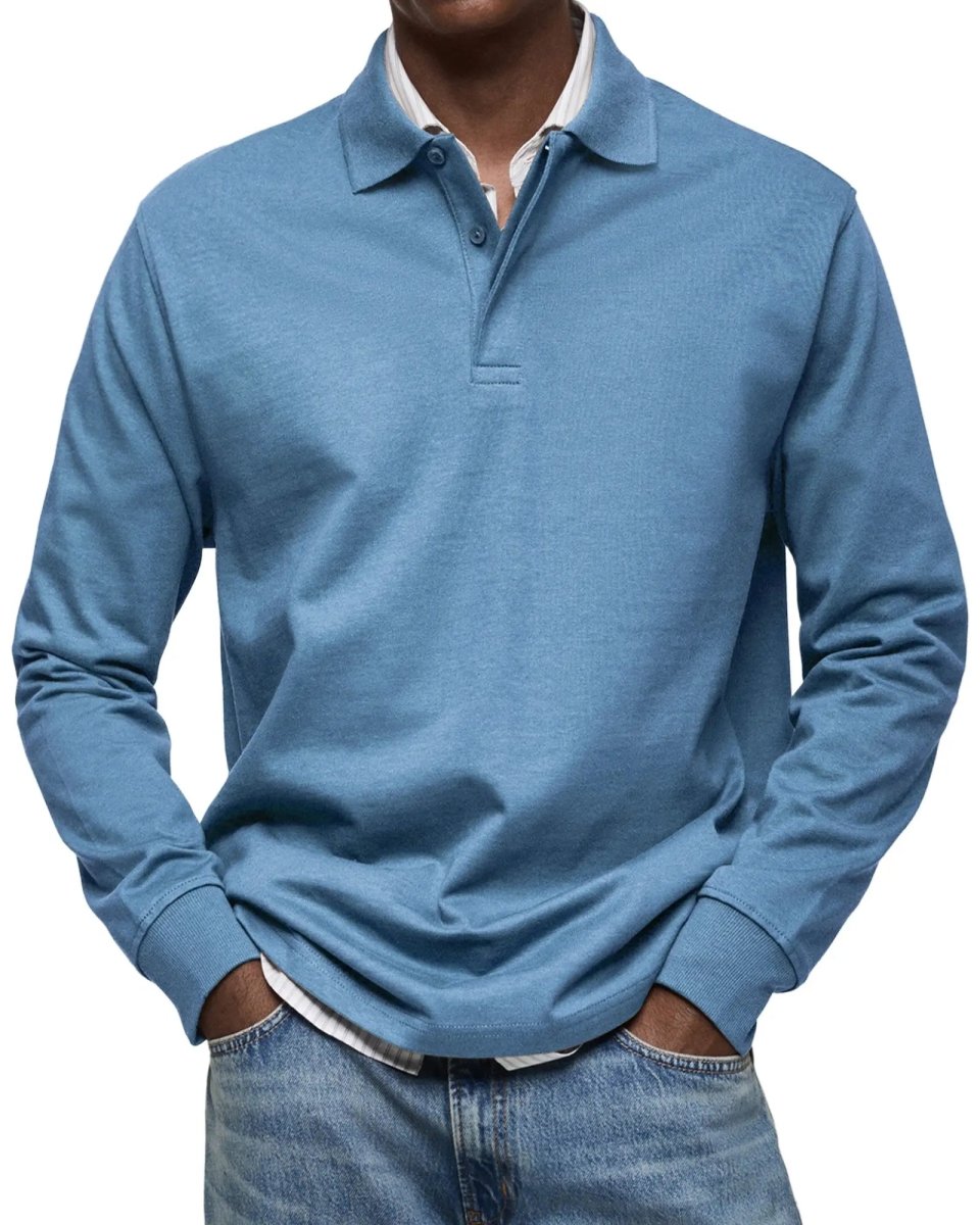 Wilson | Classic Long Sleeve Polo Shirt - Benjamin New York