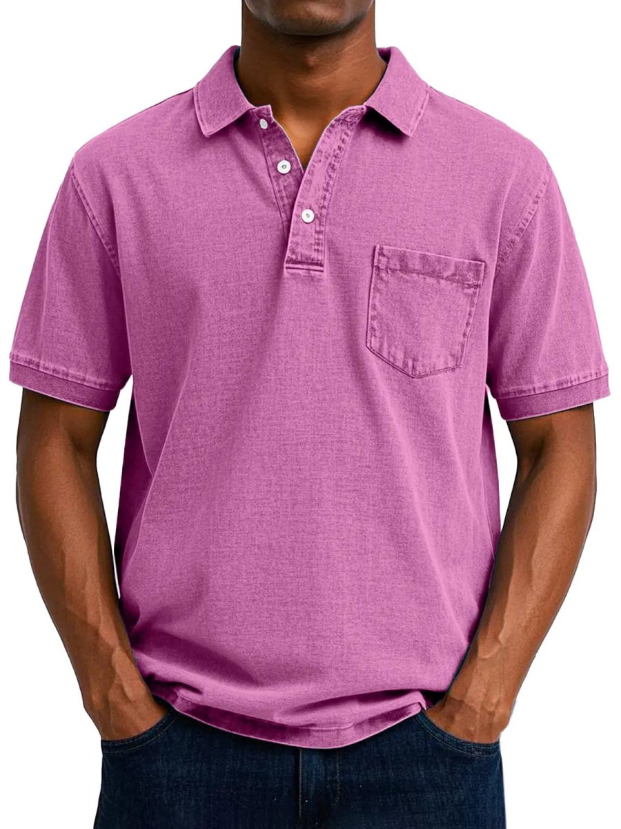 Max | Relaxed Vintage Style Polo Shirt - Benjamin New York