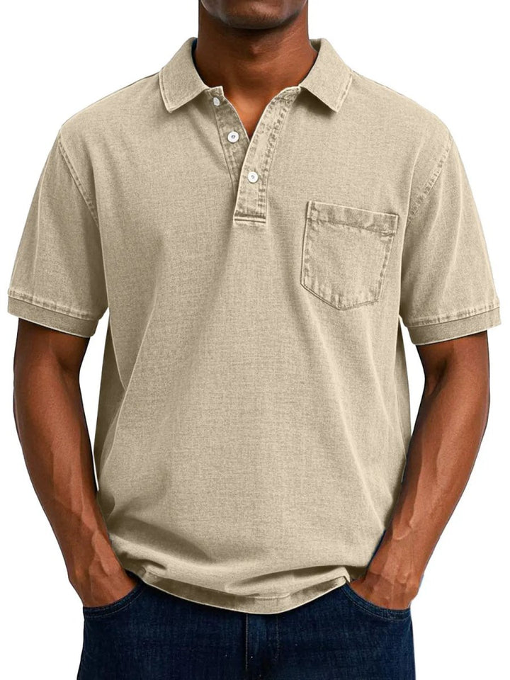Max | Relaxed Vintage Style Polo Shirt - Benjamin New York