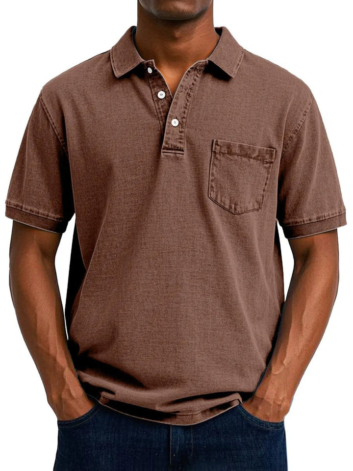 Max | Relaxed Vintage Style Polo Shirt - Benjamin New York