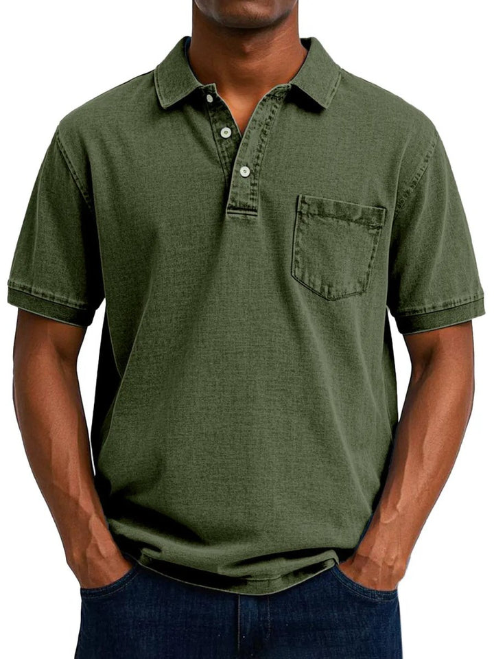 Max | Relaxed Vintage Style Polo Shirt - Benjamin New York