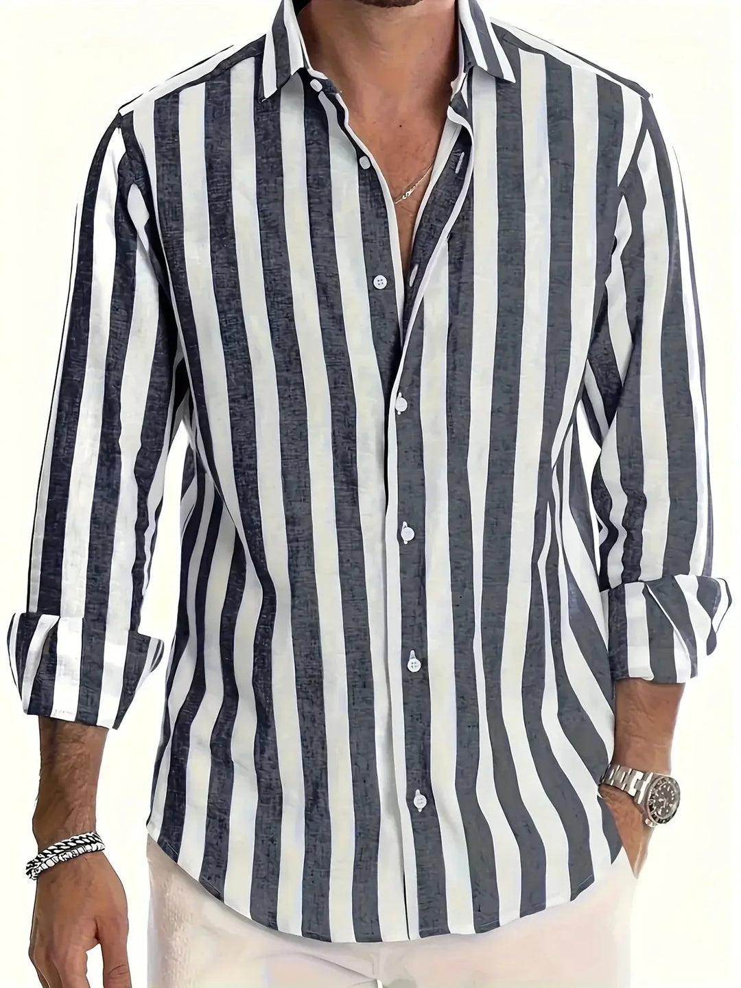 Glenn | Classic Striped Summer Shirt - Benjamin New York