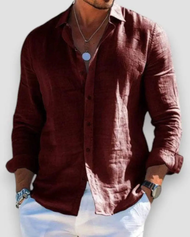 Luke | Relaxed Fit Summer Shirt - Benjamin New York
