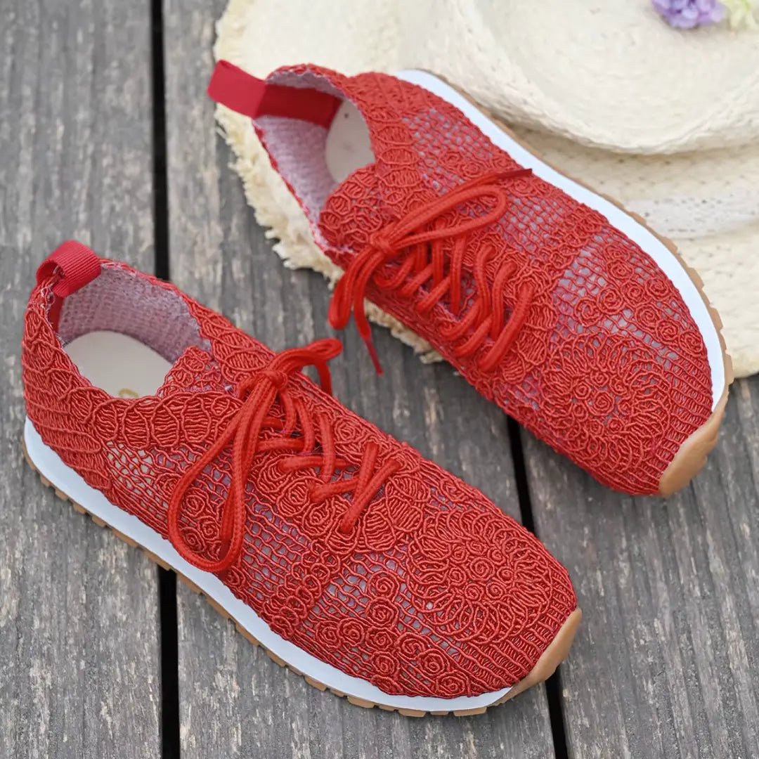 Chloe™| Ferana Orthopedic Lace Sneakers - Benjamin New York