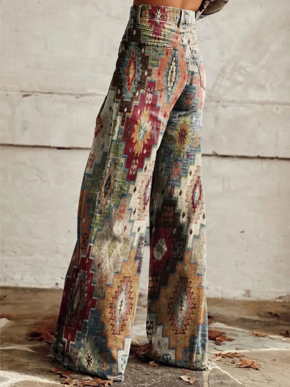 Rowena | Aztec Dream Wide - Leg pants - Benjamin New York