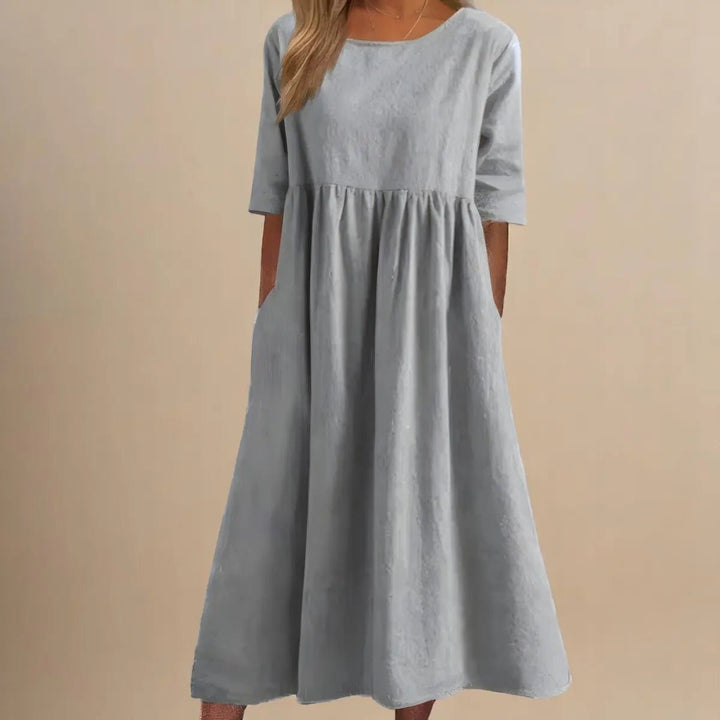 Eliza | Elegant Loose - Fit Maxi Dress - Benjamin New York