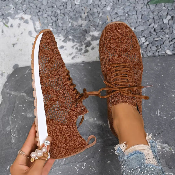 Chloe™| Ferana Orthopedic Lace Sneakers - Benjamin New York