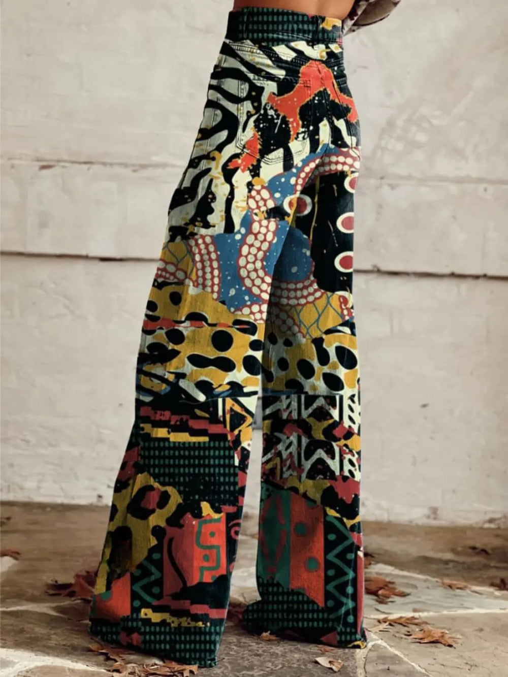 Leona | Tribal Art Statement Pants - Benjamin New York
