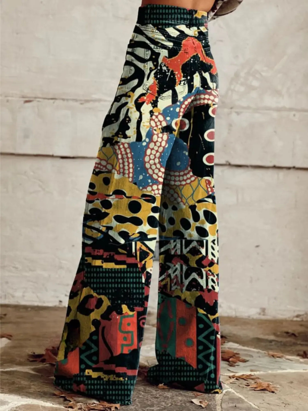 Leona | Tribal Art Statement Pants - Benjamin New York