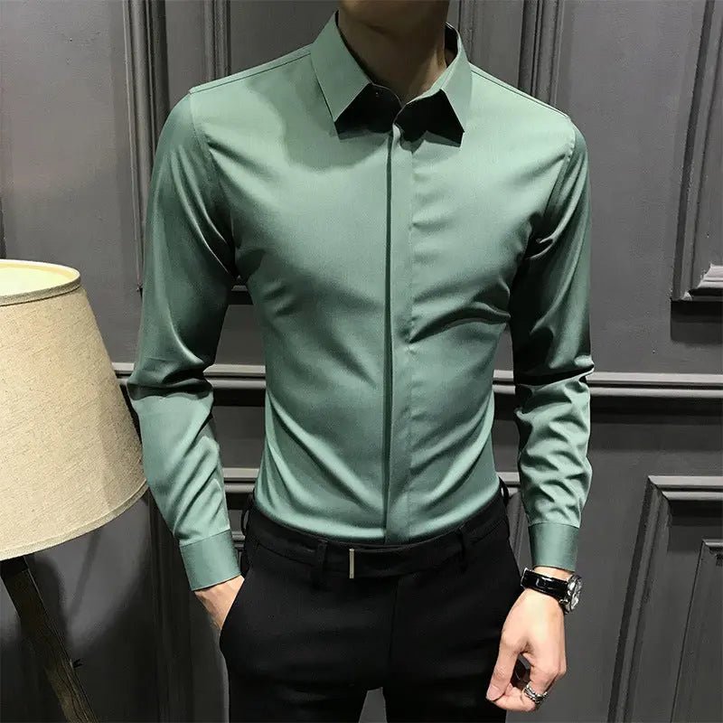 Nathan | Sharp and Simple Iron - Free Shirt - Benjamin New York