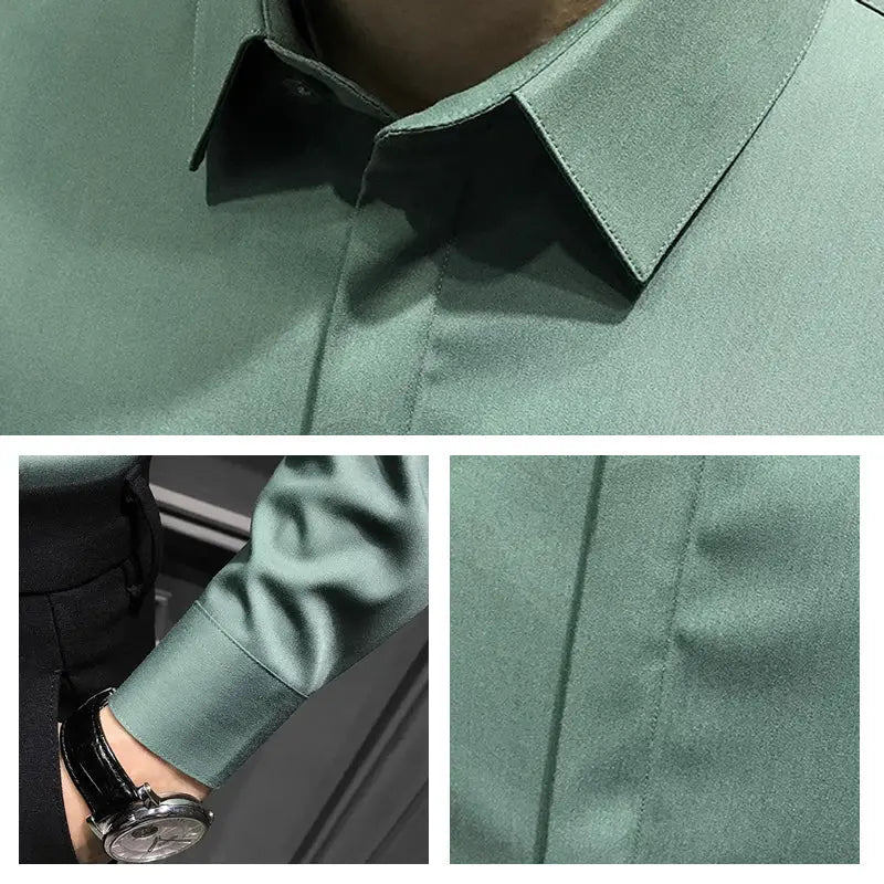Nathan | Sharp and Simple Iron - Free Shirt - Benjamin New York