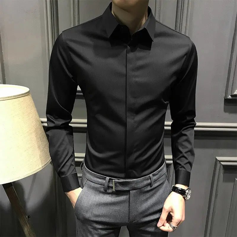 Nathan | Sharp and Simple Iron - Free Shirt - Benjamin New York