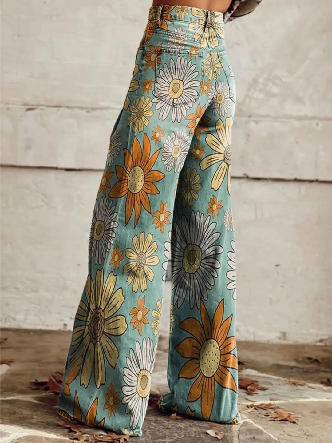 Daisy | Festival Bloom Wide - Leg pants - Benjamin New York