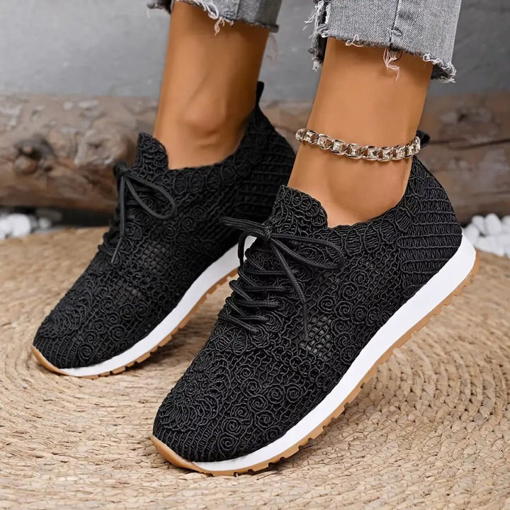 Chloe™| Ferana Orthopedic Lace Sneakers - Benjamin New York
