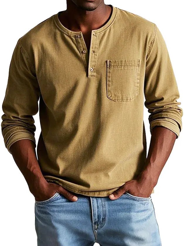 Theodore | Classic Vintage Long - Sleeve Shirt - Benjamin New York