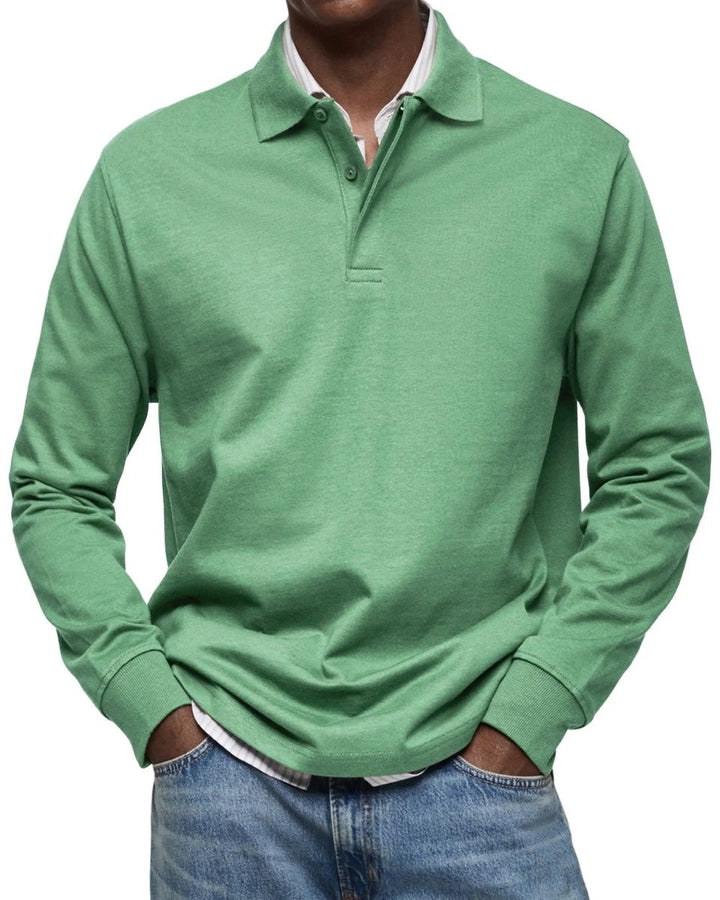 Wilson | Classic Long Sleeve Polo Shirt - Benjamin New York