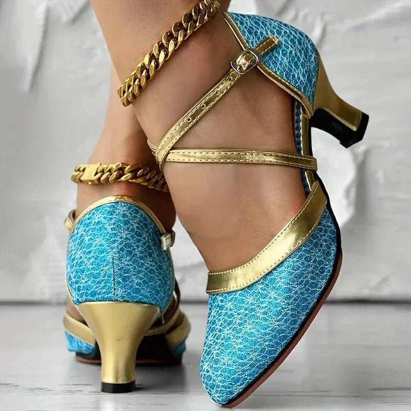 Chloe™| Thalia Chunky Heeled Sandals - Benjamin New York