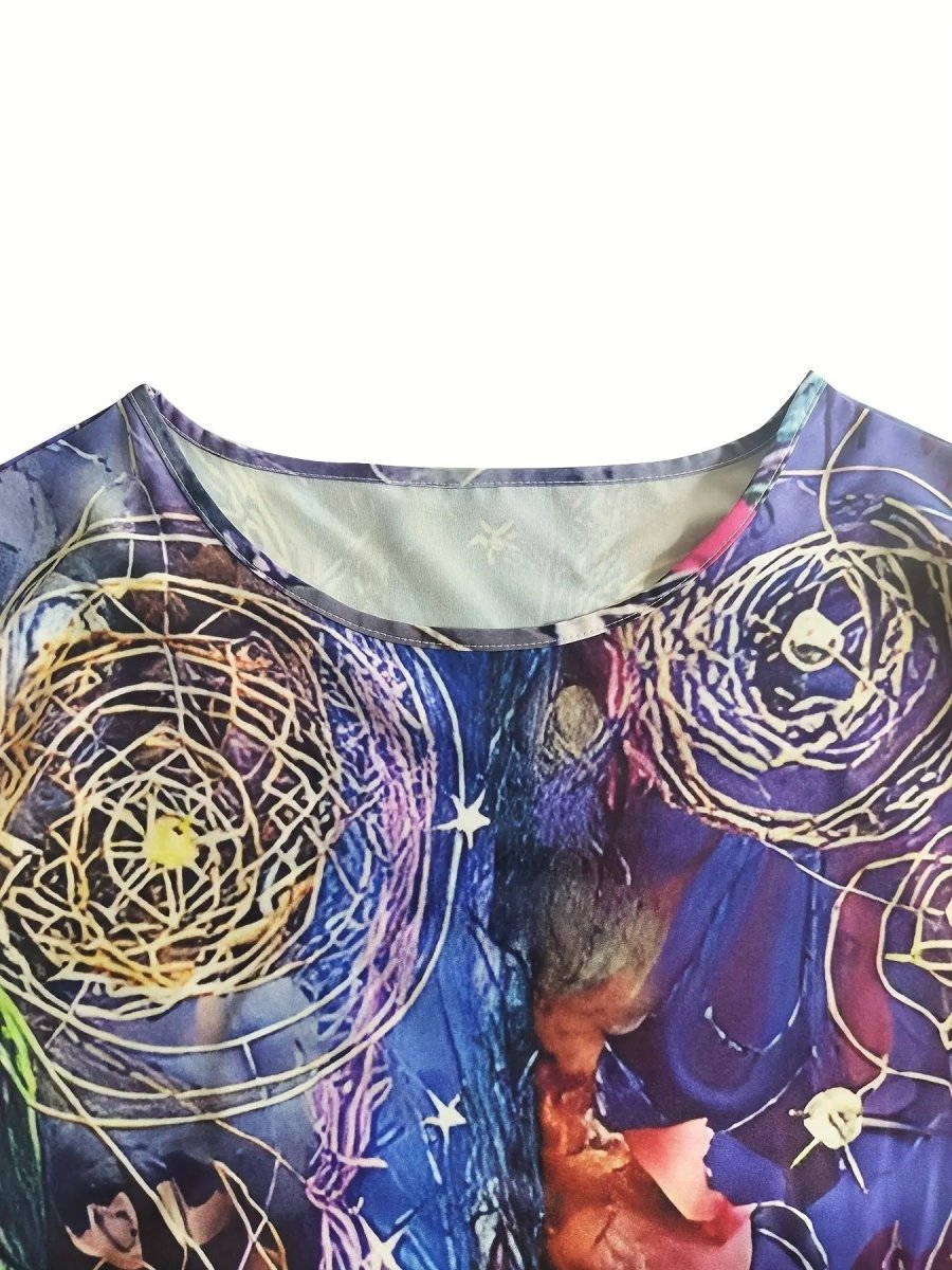 Celeste | Dreamscape Floral Art Maxi Dress - Benjamin New York