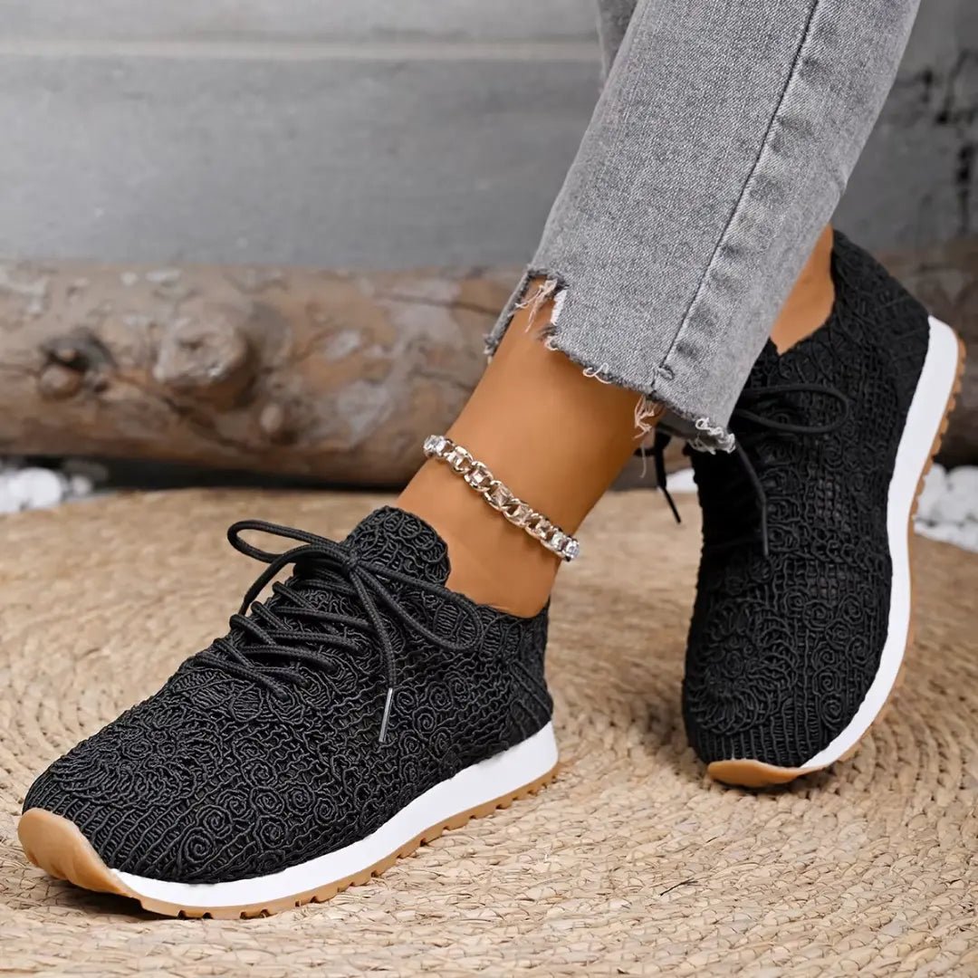 Chloe™| Ferana Orthopedic Lace Sneakers - Benjamin New York