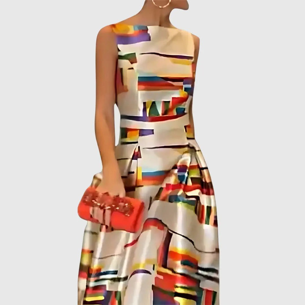 Imogen | Modern Luxe Sleeveless Satin Gown - Benjamin New York