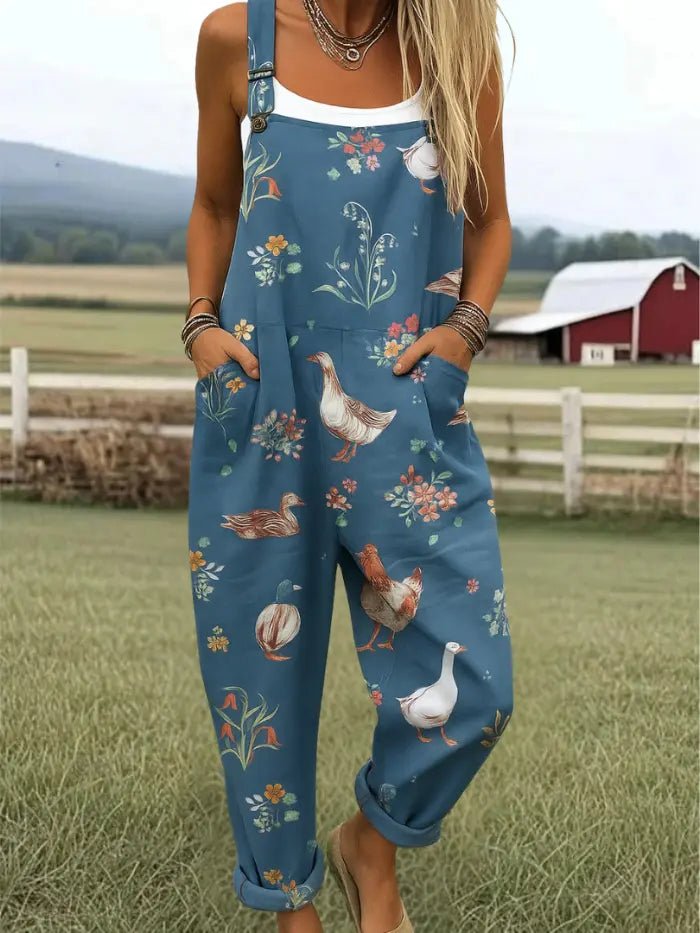 Ellie | Farmyard Fun Relaxed Overalls - Benjamin New York