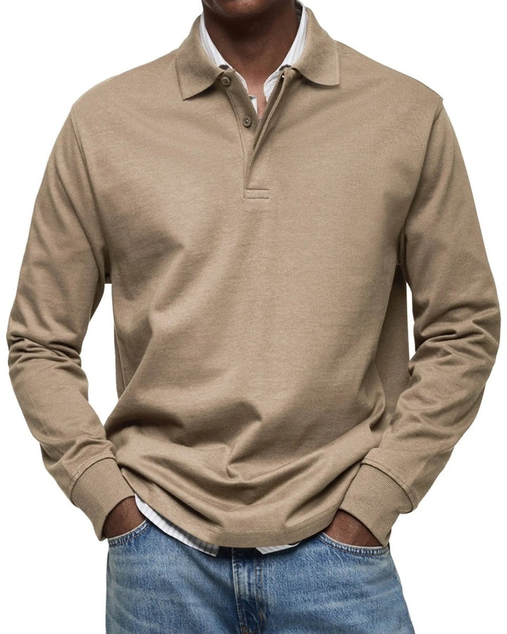 Wilson | Classic Long Sleeve Polo Shirt - Benjamin New York
