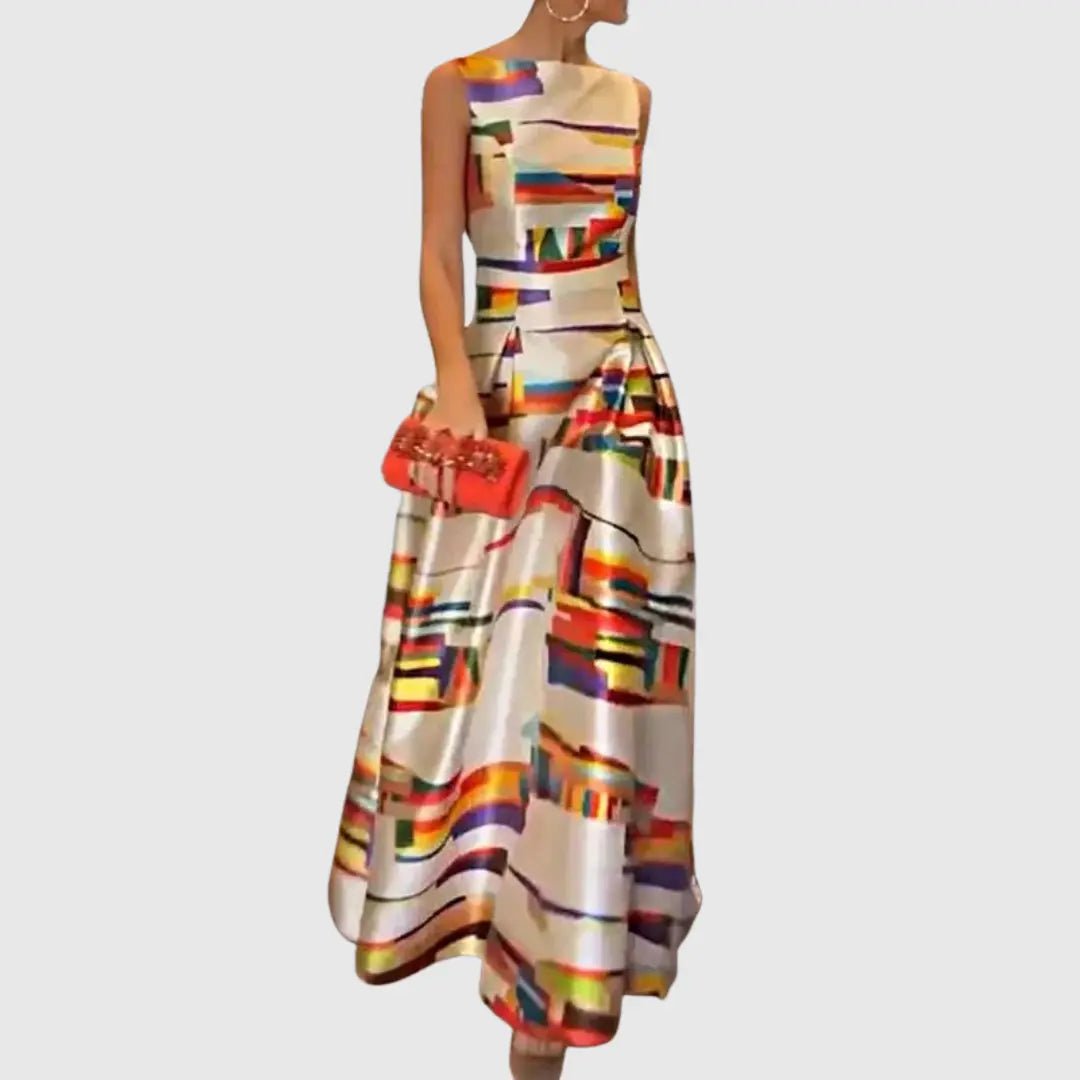 Imogen | Modern Luxe Sleeveless Satin Gown - Benjamin New York