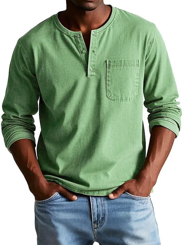 Theodore | Classic Vintage Long - Sleeve Shirt - Benjamin New York