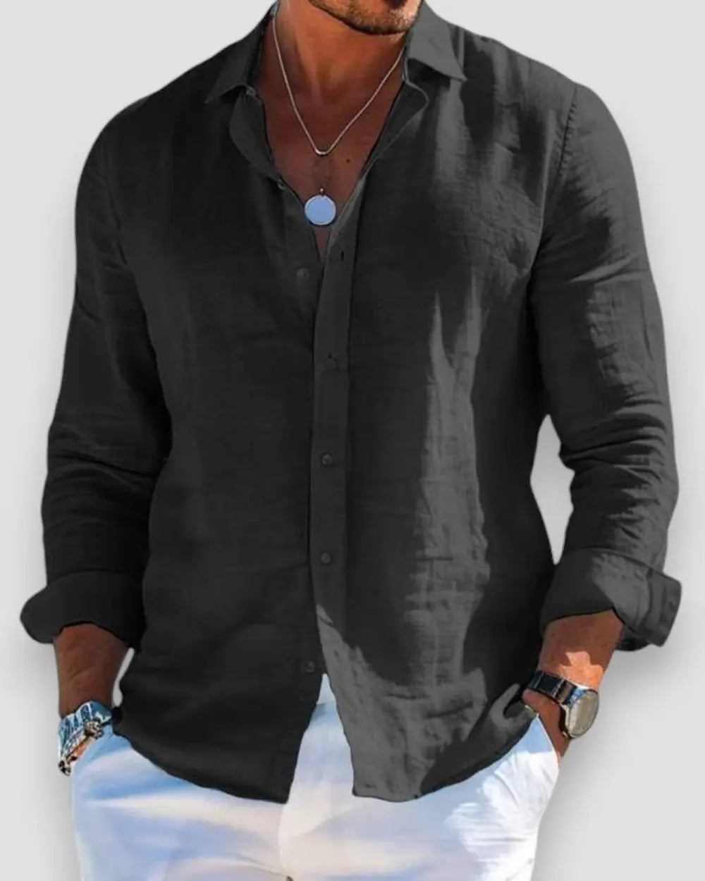 Luke | Relaxed Fit Summer Shirt - Benjamin New York