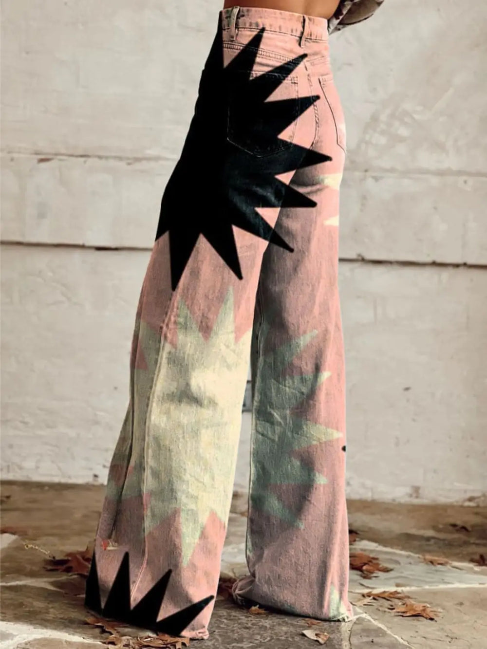 Tamsin | Retro Burst Wide - Leg Denim - Benjamin New York