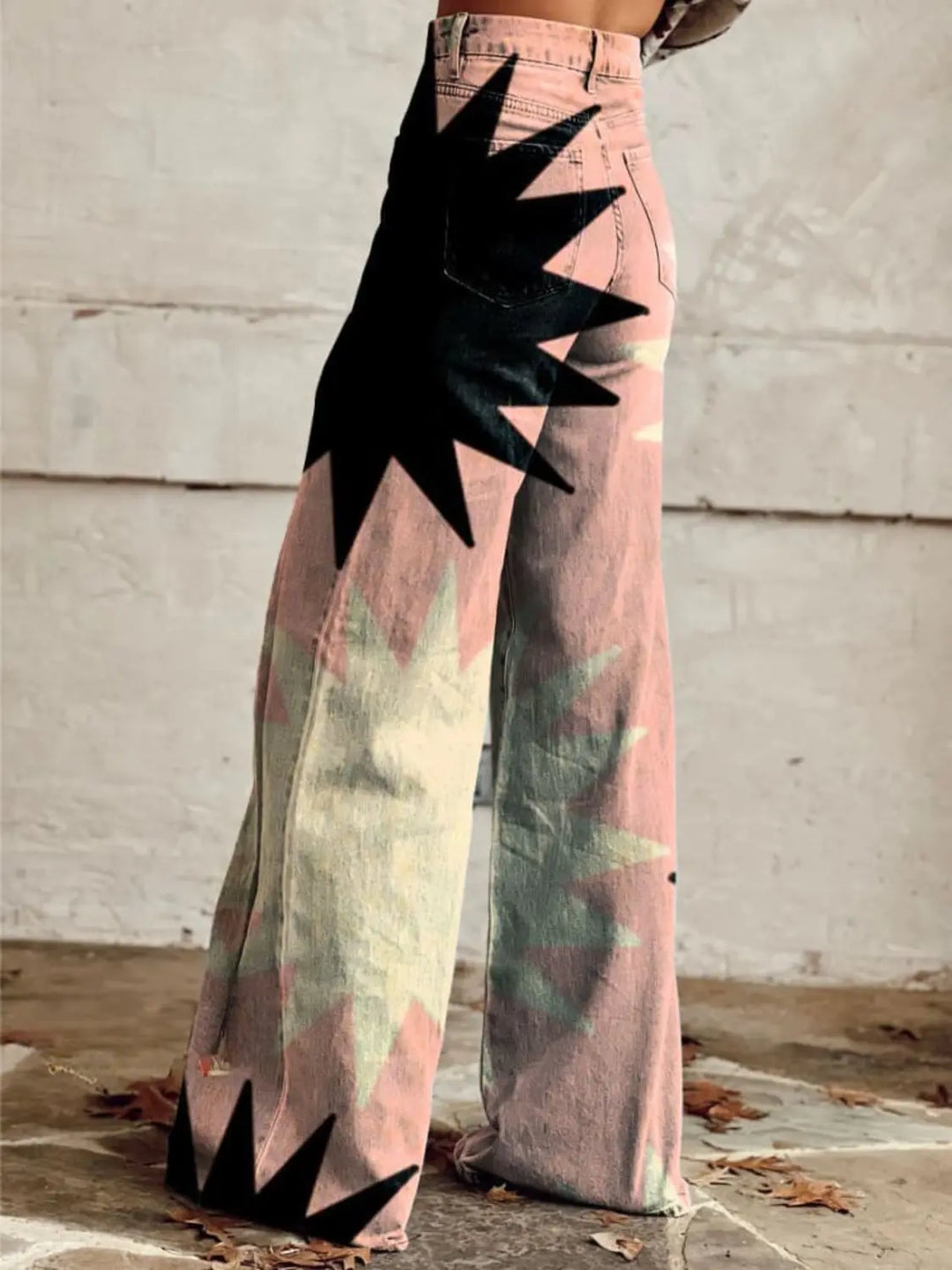 Tamsin | Retro Burst Wide - Leg Denim - Benjamin New York
