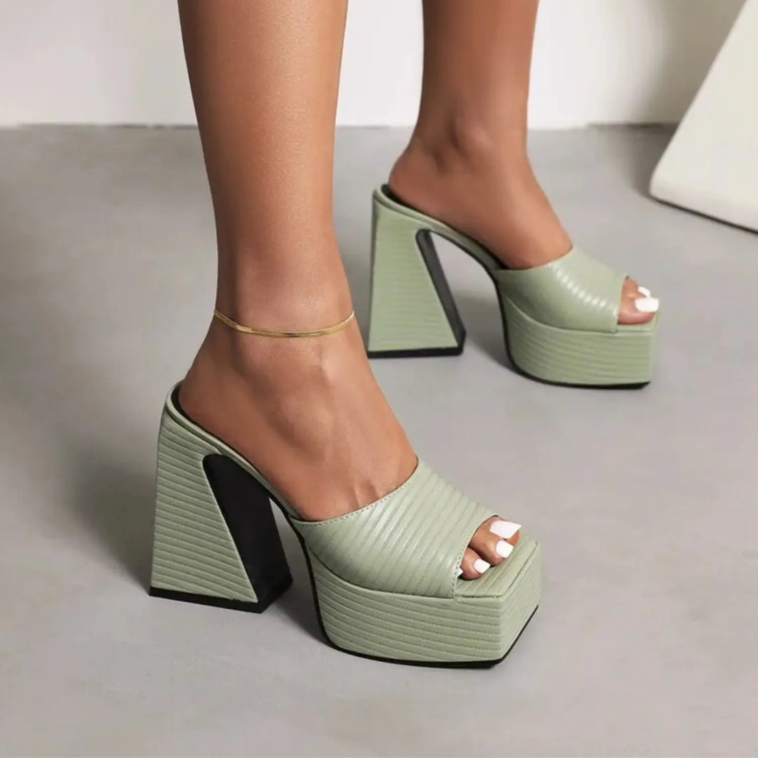 Chloe™| Helmora Platform Sandals - Benjamin New York