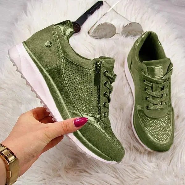 Chloe™| Gabor Zip - Up Orthopedic Sneakers - Benjamin New York