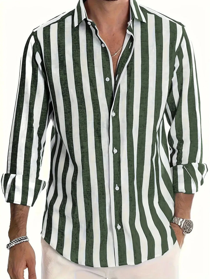 Glenn | Classic Striped Summer Shirt - Benjamin New York