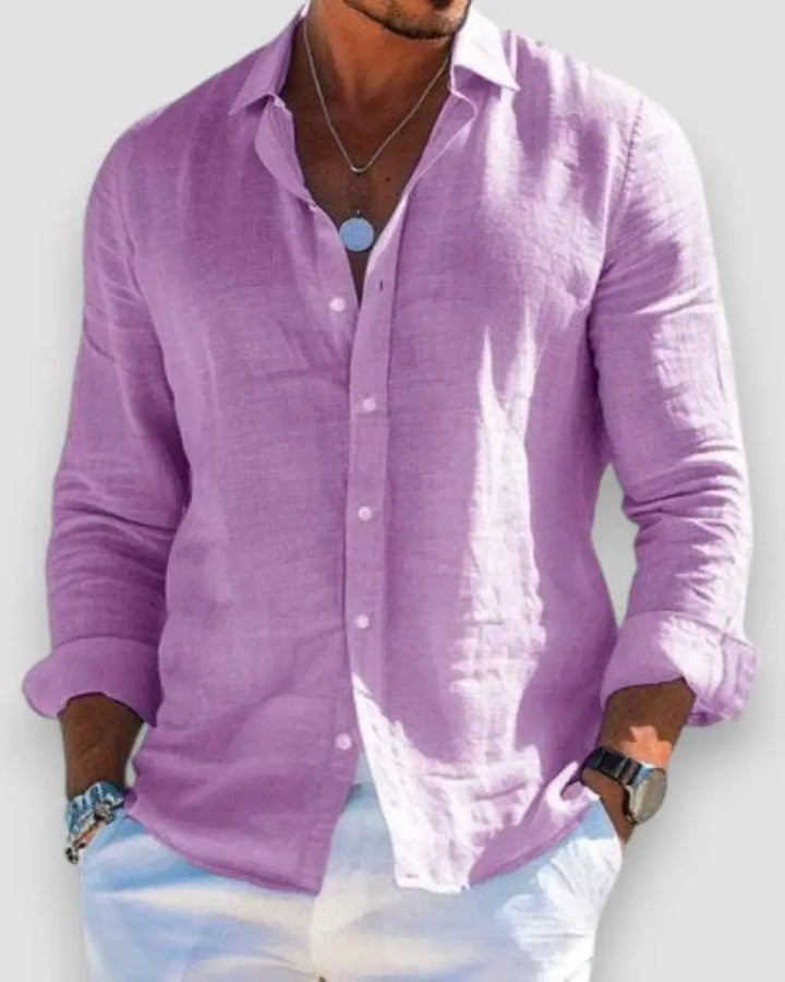Luke | Relaxed Fit Summer Shirt - Benjamin New York