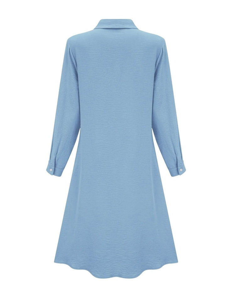 Ruby | Button - Down Chic Shirt Dress - Benjamin New York