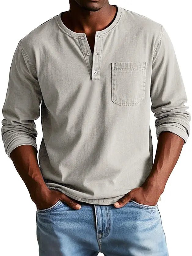 Theodore | Classic Vintage Long - Sleeve Shirt - Benjamin New York