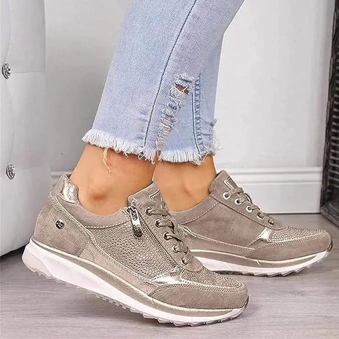 Chloe™| Gabor Zip - Up Orthopedic Sneakers - Benjamin New York