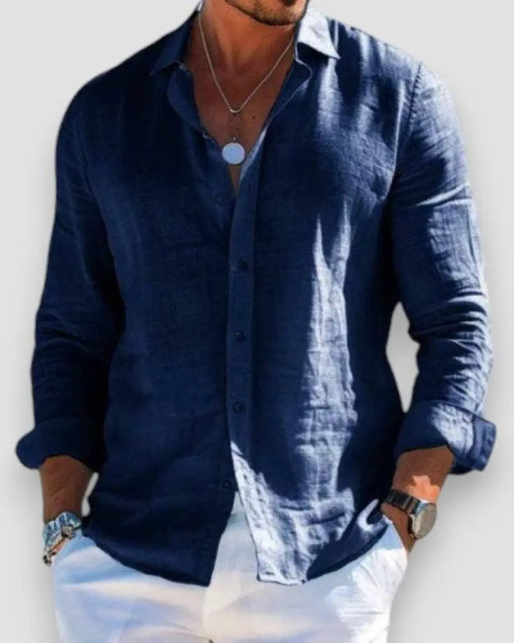 Luke | Relaxed Fit Summer Shirt - Benjamin New York