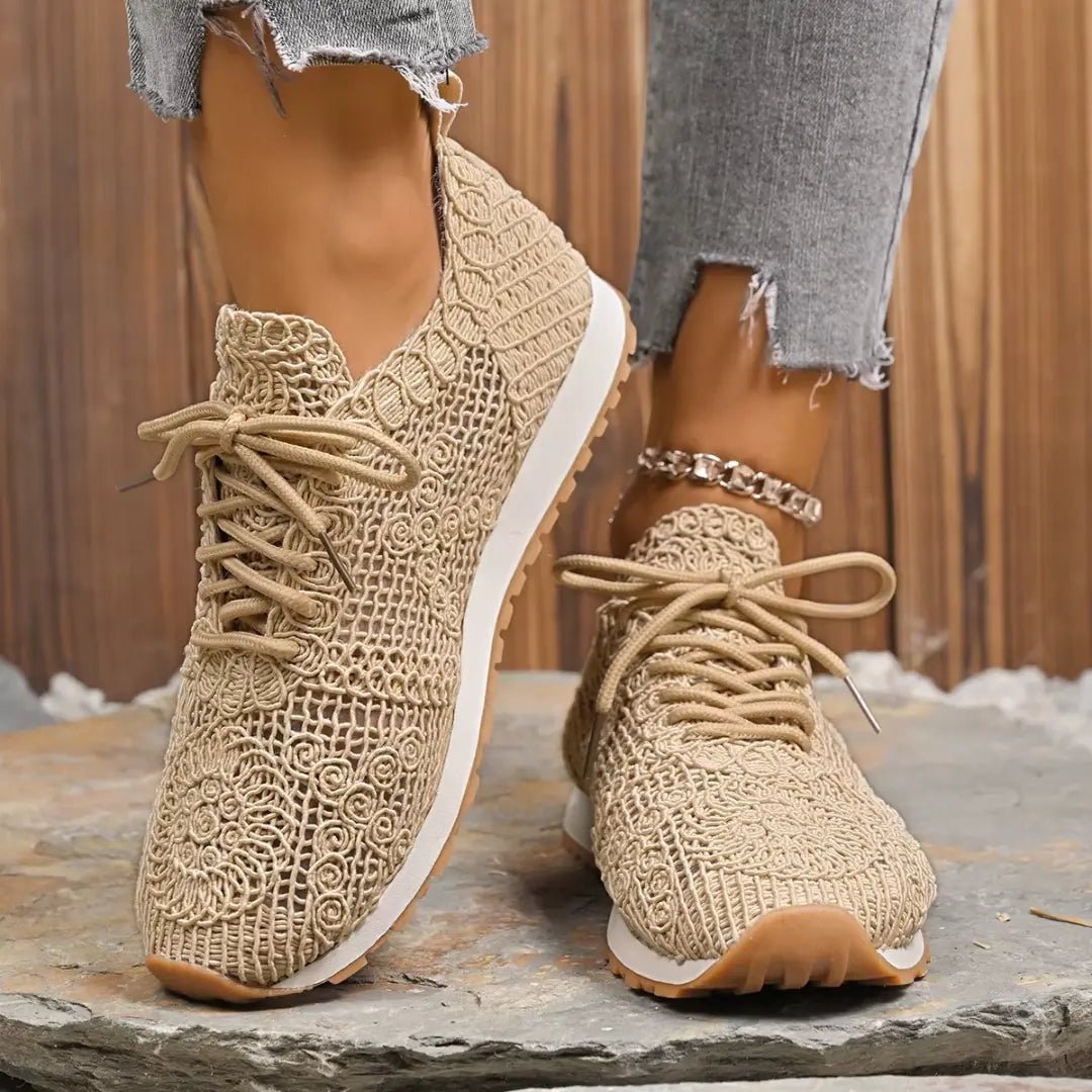 Chloe™| Ferana Orthopedic Lace Sneakers - Benjamin New York