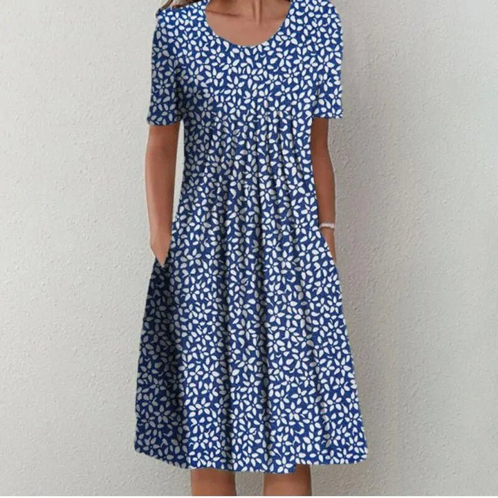 Grace | Easy Bloom Floral Pocket Midi Dress - Benjamin New York