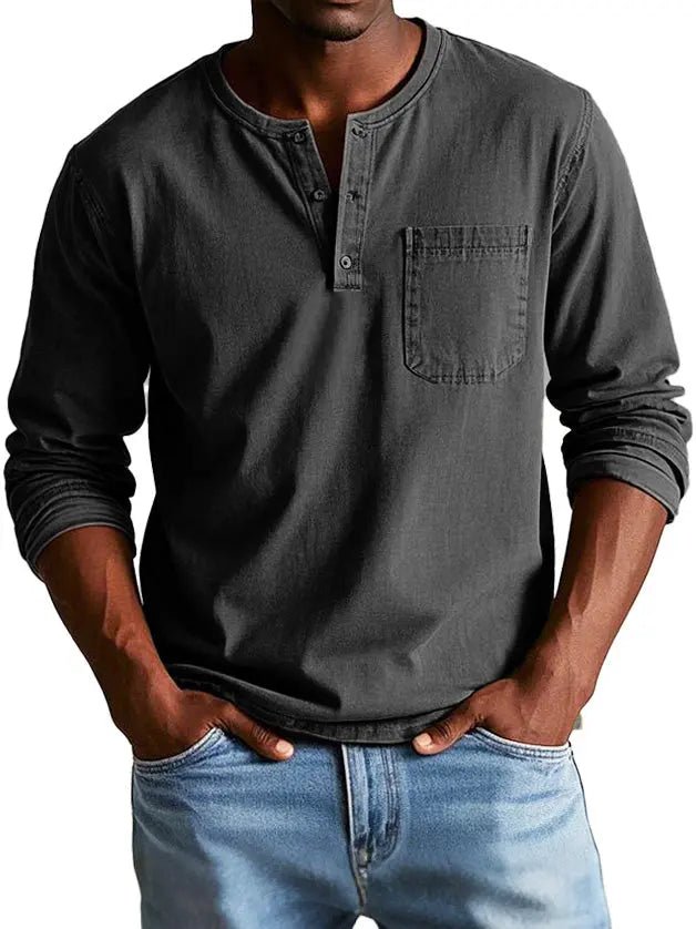 Theodore | Classic Vintage Long - Sleeve Shirt - Benjamin New York