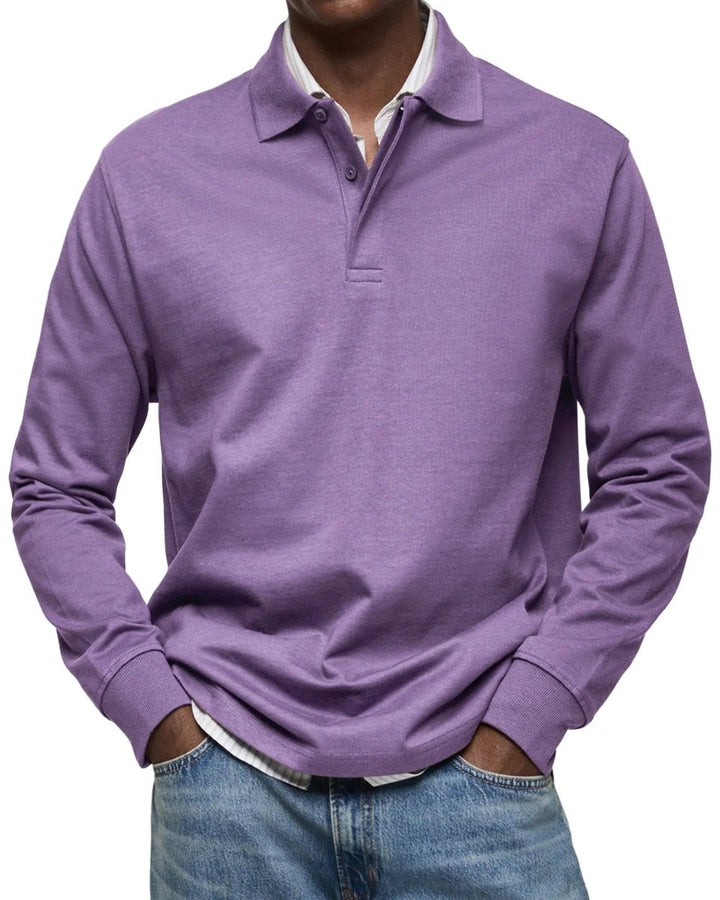 Wilson | Classic Long Sleeve Polo Shirt - Benjamin New York