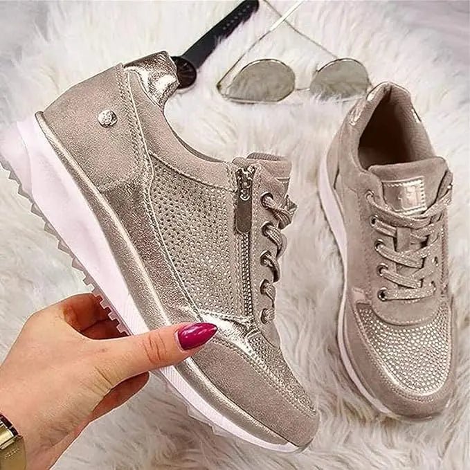 Chloe™| Gabor Zip - Up Orthopedic Sneakers - Benjamin New York